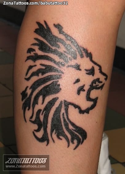 Tattoo photo Lions, Animals