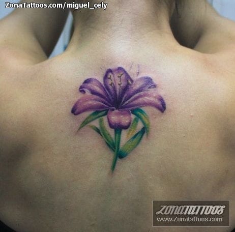Tattoo of Flowers, Lilies