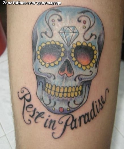 Foto de tatuaje Calaveras, Sugar Skull