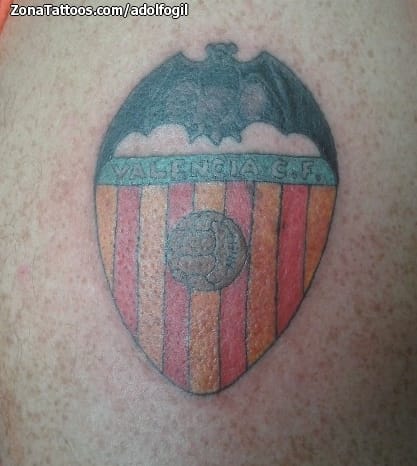 Foto de tatuaje Escudos, Deportes, Fútbol