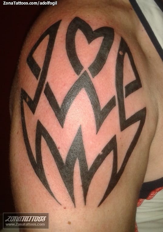 Tattoo photo Tribal, Shoulder