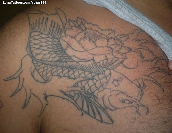 Tattoo photo Fish, Koi, Asian