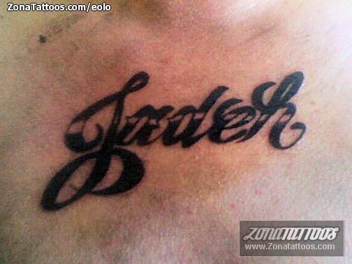 Tattoo photo Names, Letters