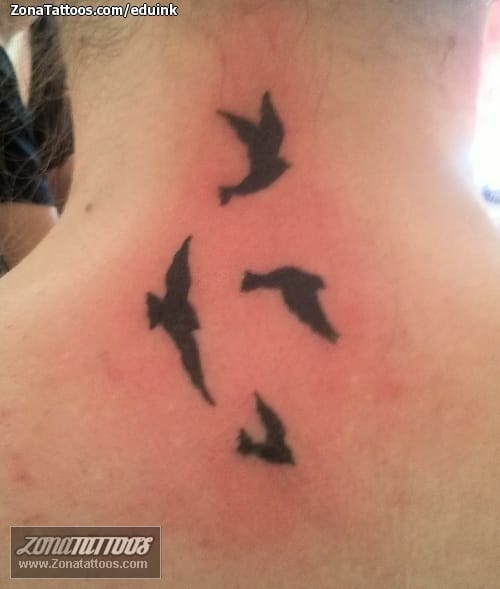 Foto de tatuaje Aves, Animales