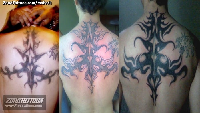 Tattoo of Cover Up, Tribal, Back