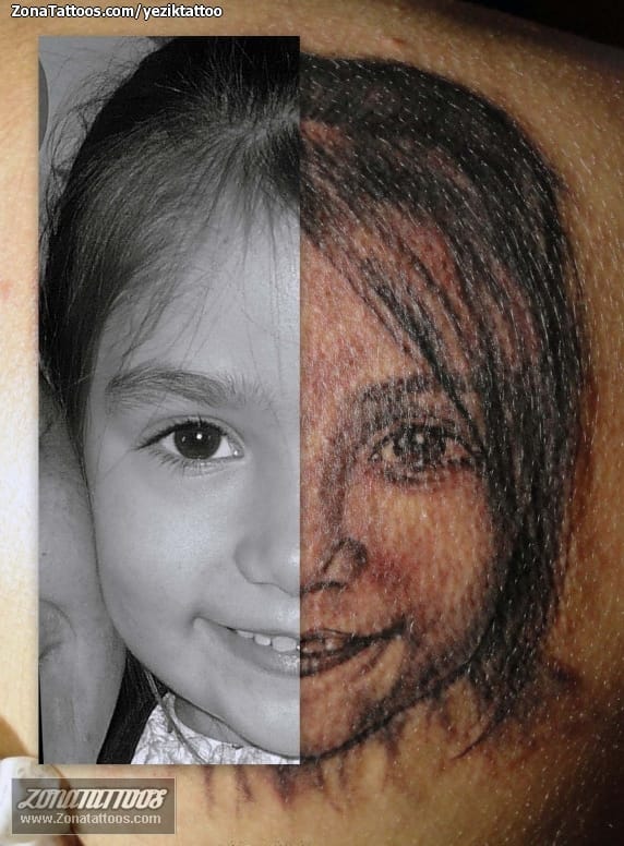 Foto de tatuaje Retratos, Rostros, Personas