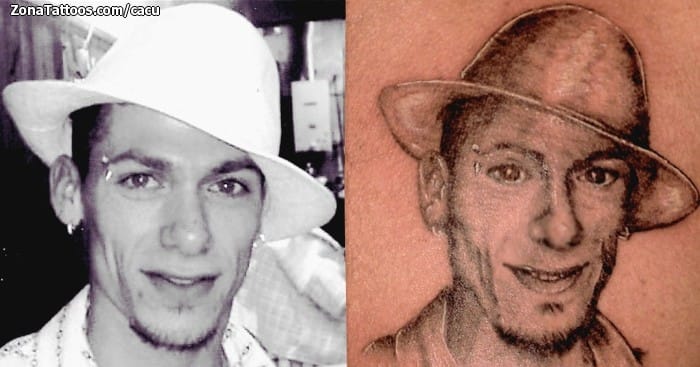 Tattoo photo Faces, Portraits, Hats