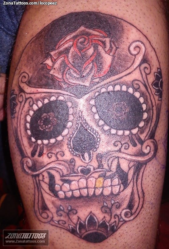 Tattoo photo Sugar Skull, Skulls