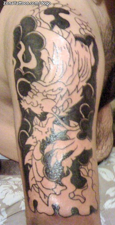 Foto de tatuaje Dragones, Orientales