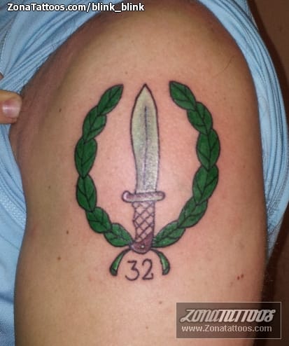 Foto de tatuaje Escudos, Militares