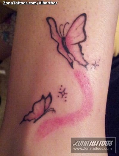 Foto de tatuaje Mariposas, Insectos