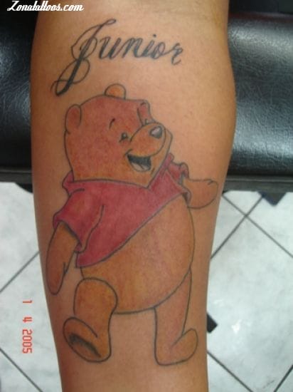 Foto de tatuaje Osos, Winnie de Pooh