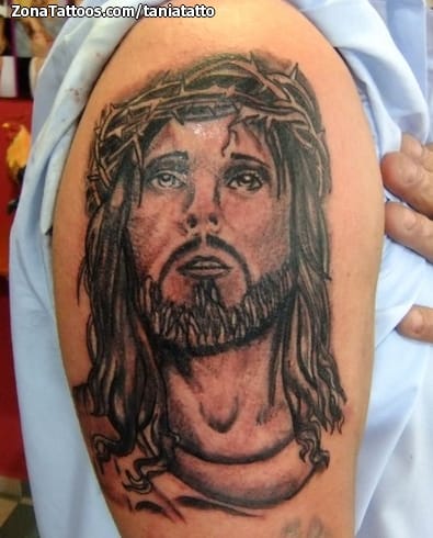 Tattoo photo Christ, Religious