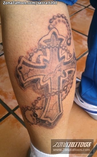 Tattoo photo Crosses, Rosaries, Religious