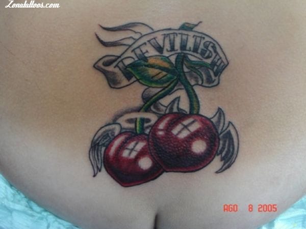 Foto de tatuaje Cerezas