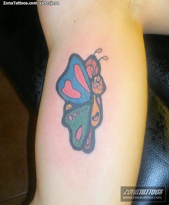 Foto de tatuaje Mariposas, Insectos