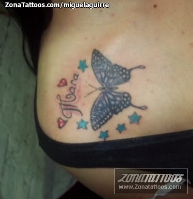 Foto de tatuaje Mariposas, Insectos