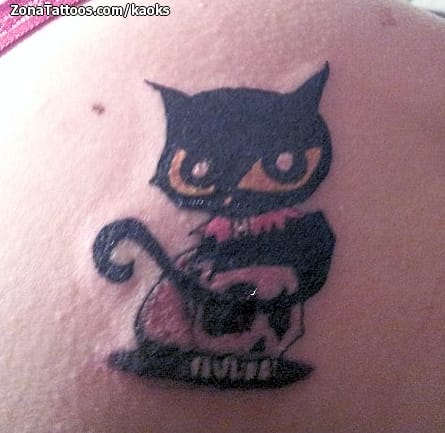 Foto de tatuaje Gatos, Animales