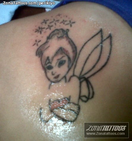 Tattoo photo Tinkerbell, Fantasy, Fairies