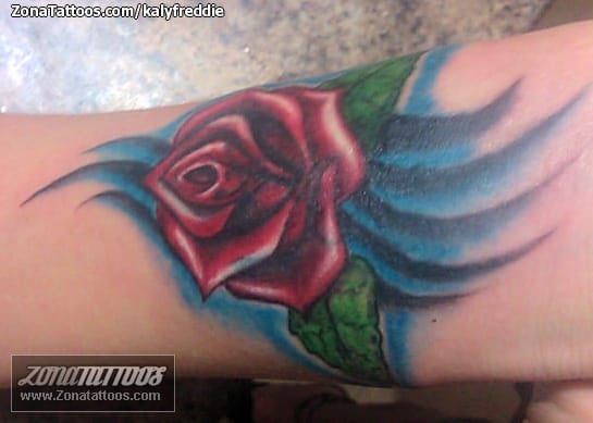 Foto de tatuaje Flores, Rosas