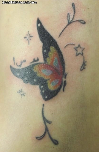 Foto de tatuaje Mariposas, Insectos