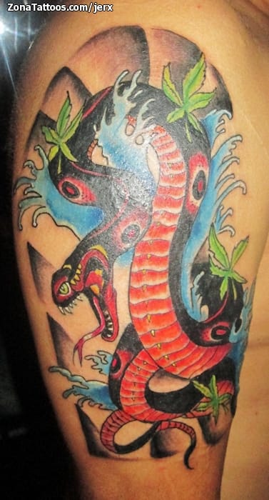 Tattoo photo Snakes, Animals, Asian