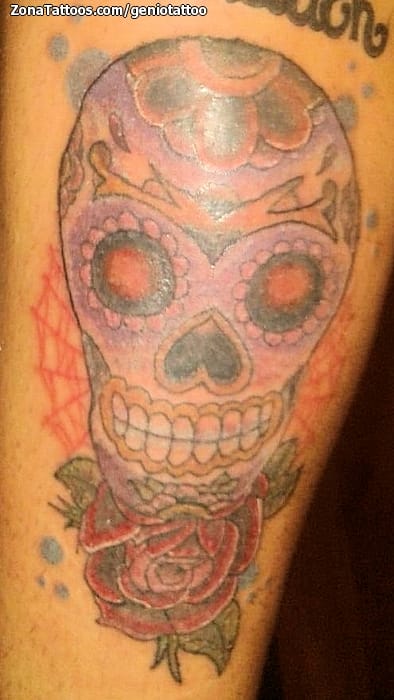 Foto de tatuaje Sugar Skull