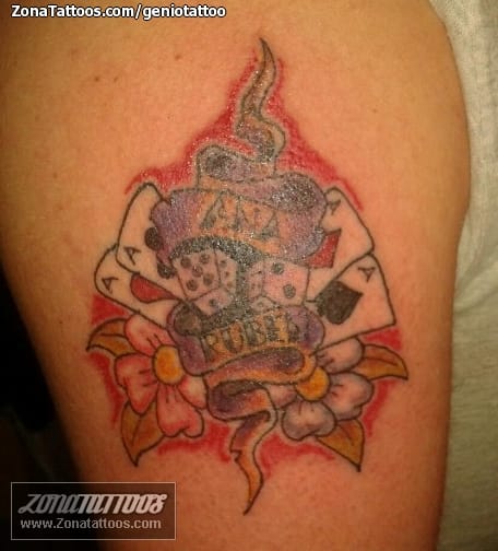 Foto de tatuaje Poker