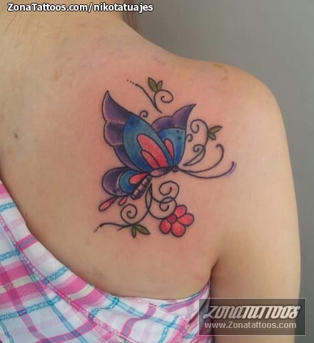 Foto de tatuaje Mariposas, Insectos