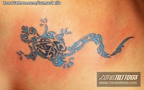 Tattoo photo Animals, Maori, Lizards