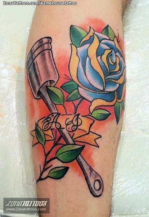 Foto de tatuaje Flores, Rosas