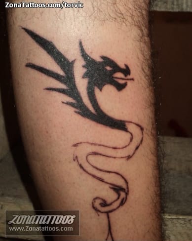 Foto de tatuaje Dragones