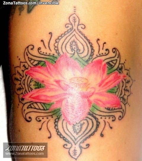 Tattoo photo Flowers, Lotus