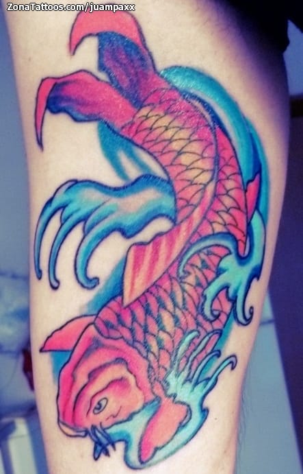 Tattoo photo Koi, Fish, Animals