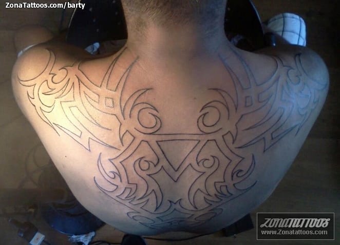 Tattoo photo Back, Tribal