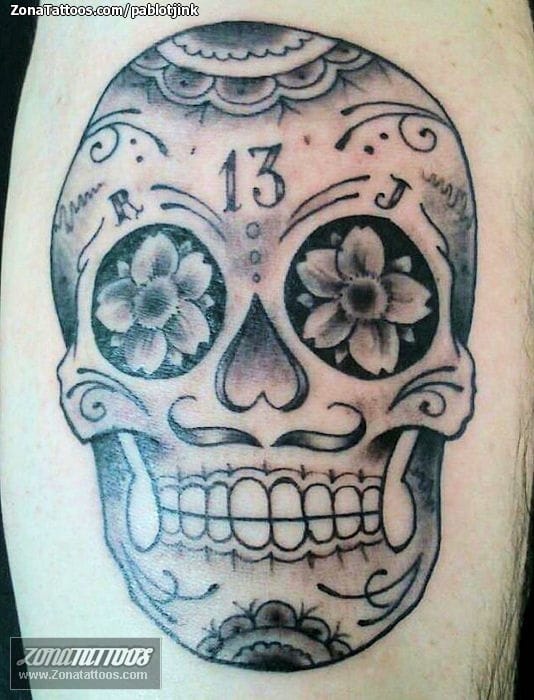 Foto de tatuaje Sugar Skull