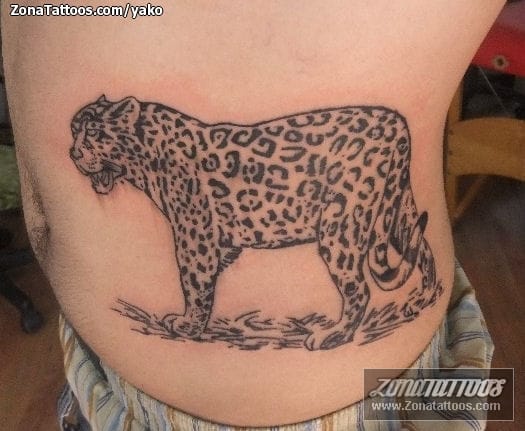 Tattoo photo Jaguar, Animals