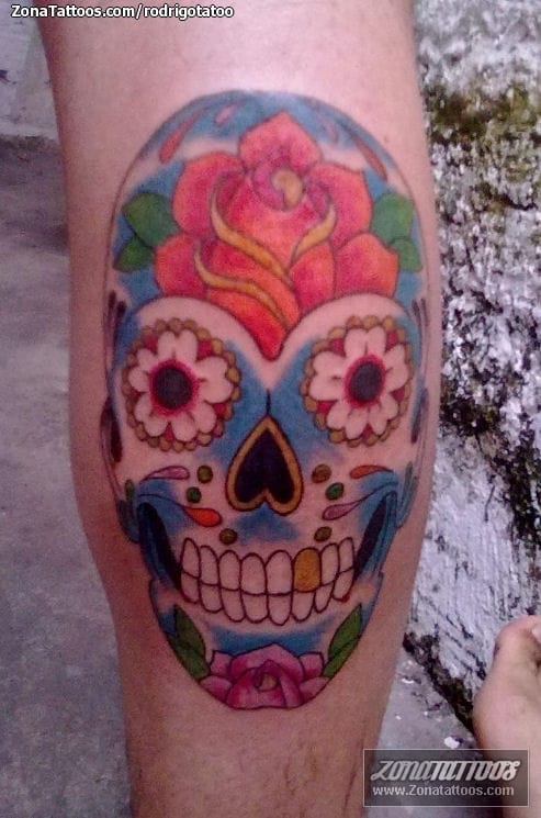 Foto de tatuaje Sugar Skull