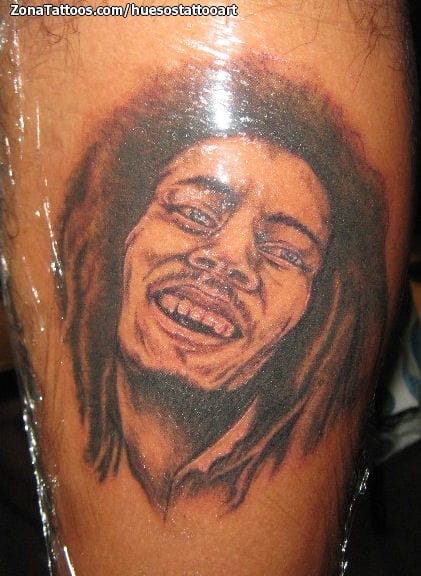 Tattoo photo Bob Marley, Faces, People