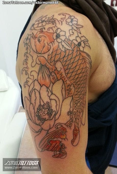 Tattoo photo Koi, Fish, Asian