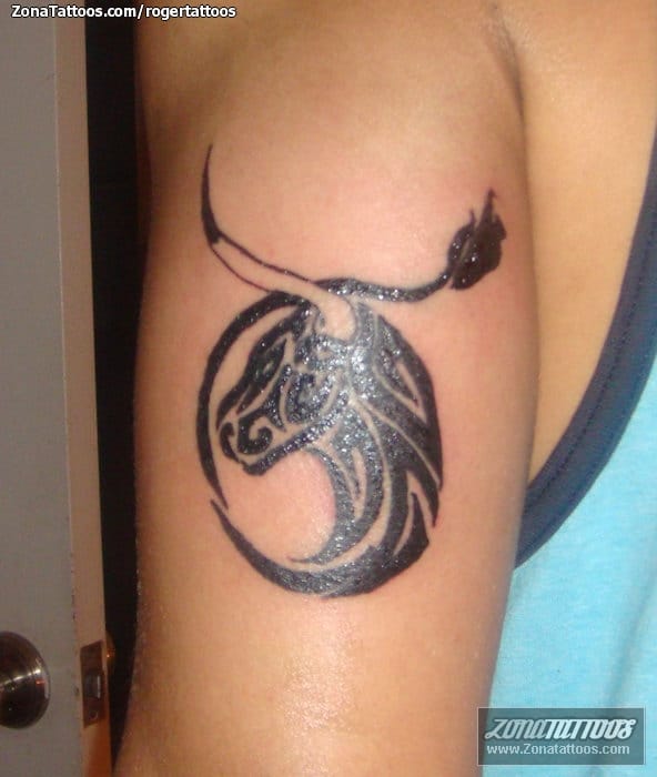 Tattoo photo Bulls, Horoscope