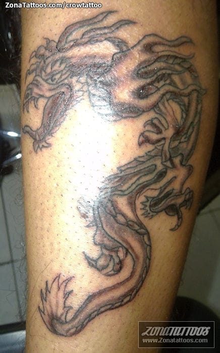 Foto de tatuaje Dragones, Fantasía