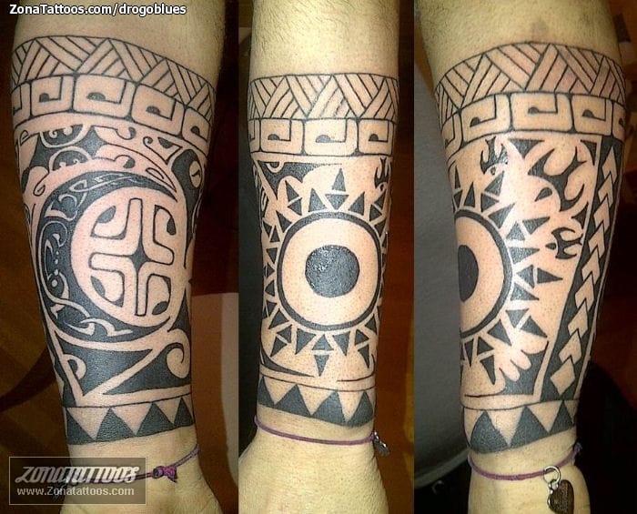 Tattoo photo Maori, Forearm