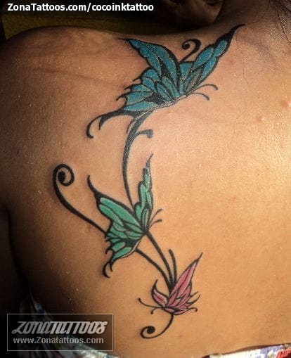 Foto de tatuaje Mariposas, Insectos