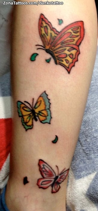 Foto de tatuaje Mariposas, Insectos