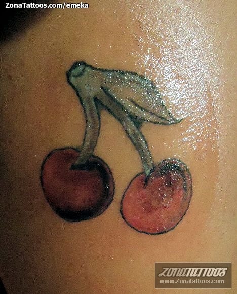 Foto de tatuaje Cerezas