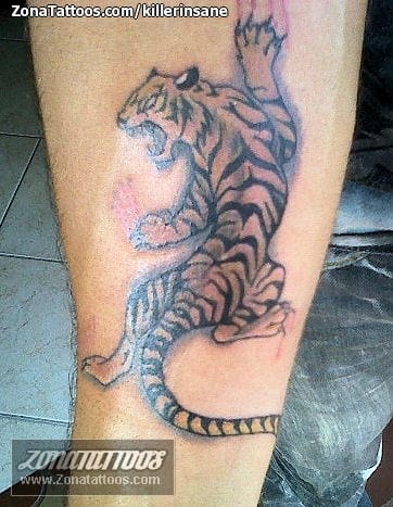 Tattoo photo Animals, Tigers