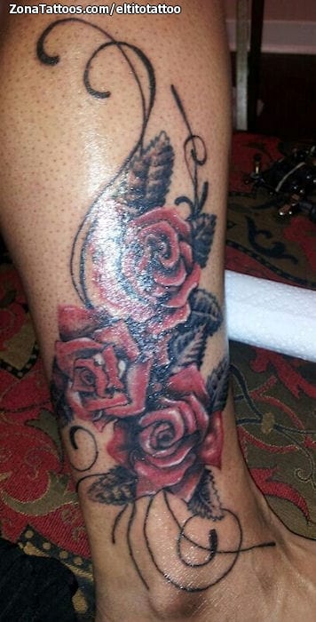 Tattoo photo Flowers, Roses