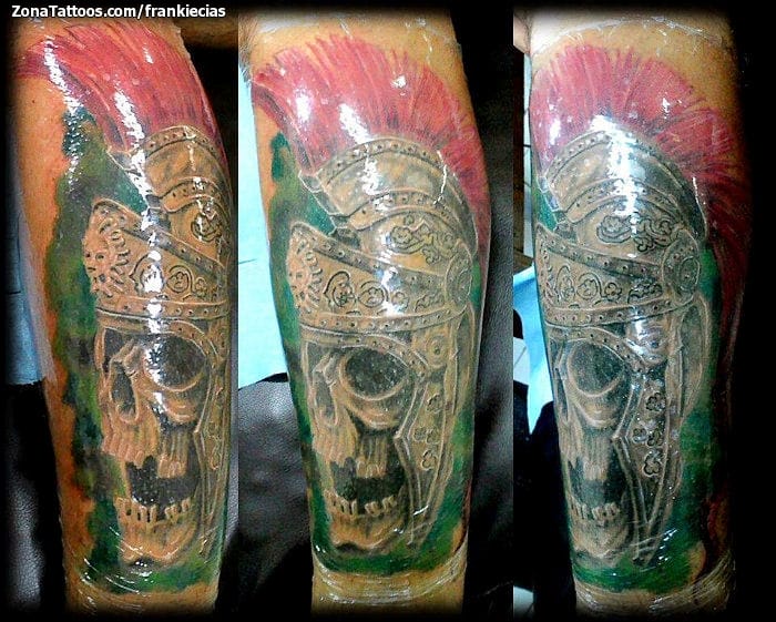 Tattoo photo Helmets, Skulls