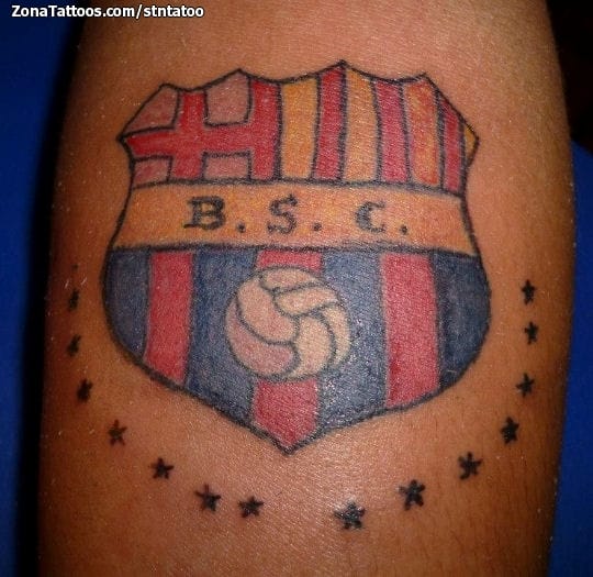 Foto de tatuaje Escudos, Deportes